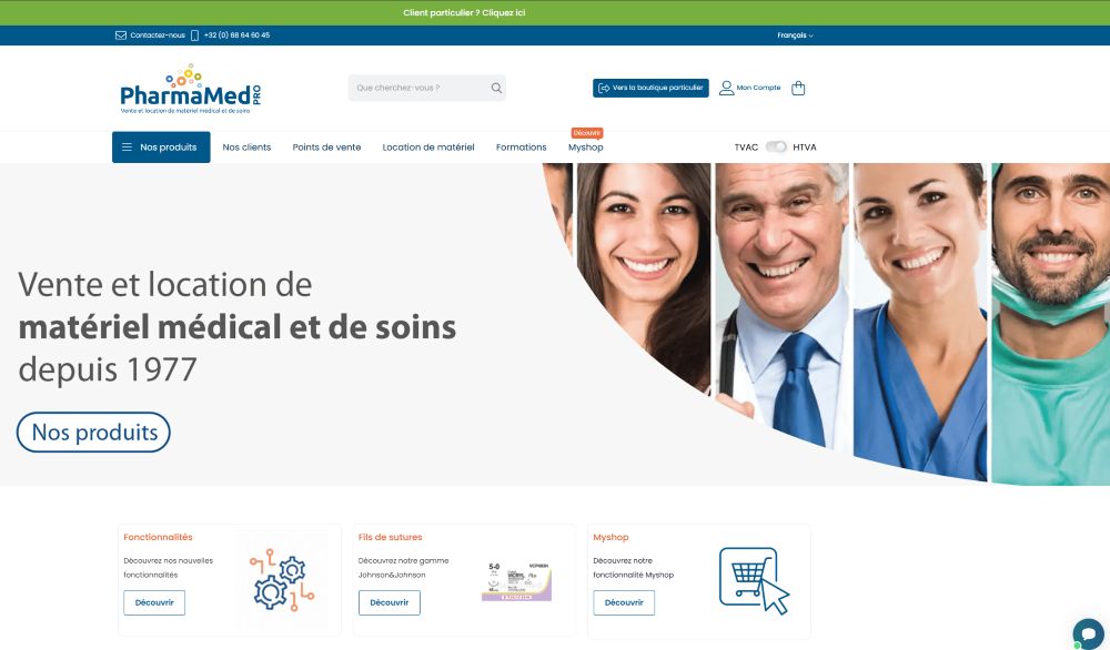 PharmaMed — 25,000 products, 3 audiences, 1 platform